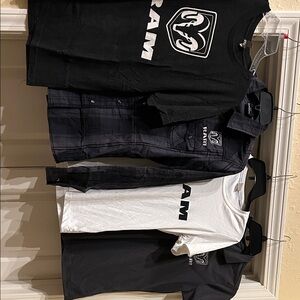 Women’s RAM Black and White T-Shirts and accessories